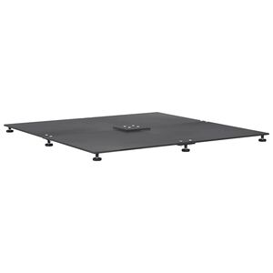 vidaXL Parasol Base 52 kg Dark grey Steel Square Adjustable