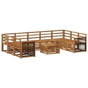 vidaXL Sofa Sets Solid Acacia Wood