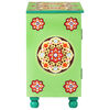 vidaXL Hand Painted Sideboard Multicolour 70x35x60 cm Solid Mango Wood