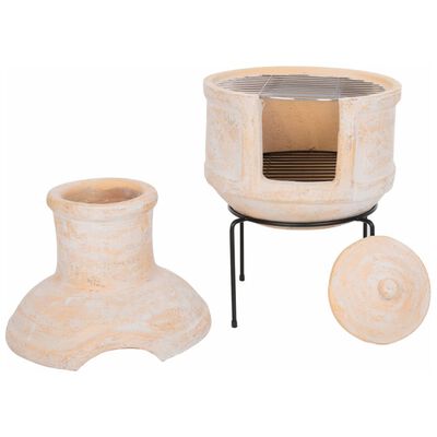 RedFire Fireplace Lima with Grill Clay Straw