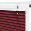 vidaXL Pleated Blind Bordeaux Red 95x200 cm Fabric Width 94.4 cm Polyester