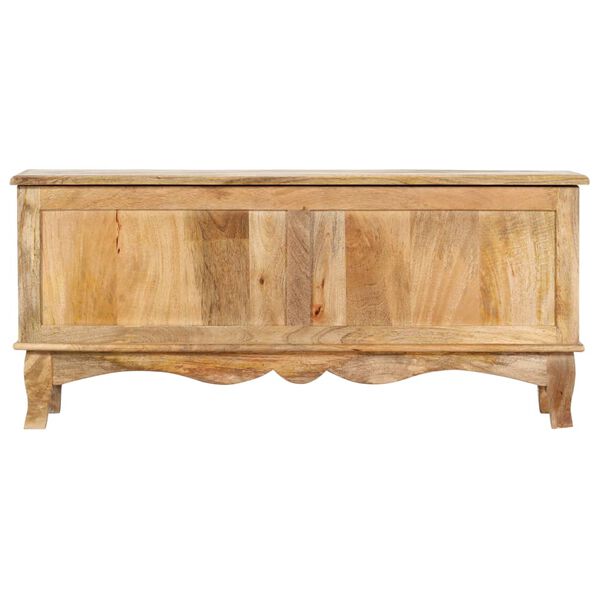 vidaXL Storage Box 100x38x45 cm Solid Mango Wood