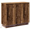 vidaXL LED Sideboard Old Wood 90 x 32 x 75 cm Engineered Wood