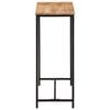 vidaXL Console Table 80x30x74 cm Solid Wood Mango and Iron