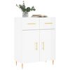vidaXL Sideboard High Gloss White 69.5x34x90 cm Engineered Wood