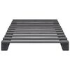 vidaXL Pallet Bed Frame without Mattress Grey Solid Pine Wood 90x200 cm