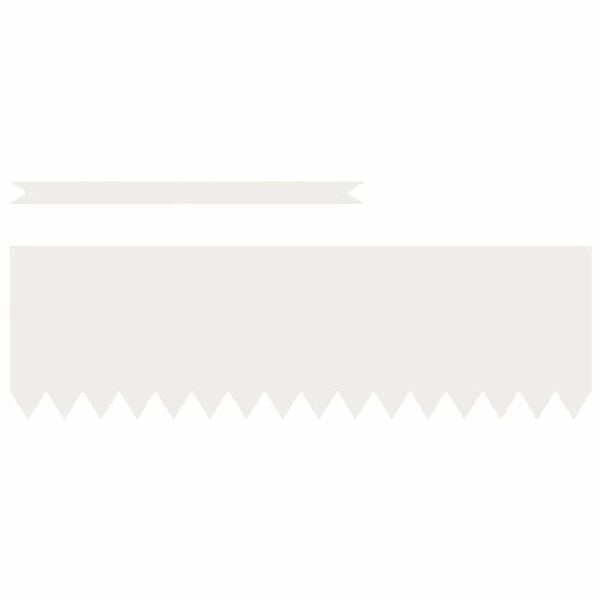 vidaXL Lawn Edging 10 pcs White 100 x 0.05 x 30 cm Cold Rolled Steel
