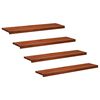 vidaXL Stair Treads 4 pcs 120 x 30 x 2 cm Brown Solid Beech Wood