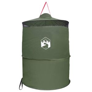 vidaXL Pop-up Toilet Tent with Hanging Rope 97 x 126 cm Green