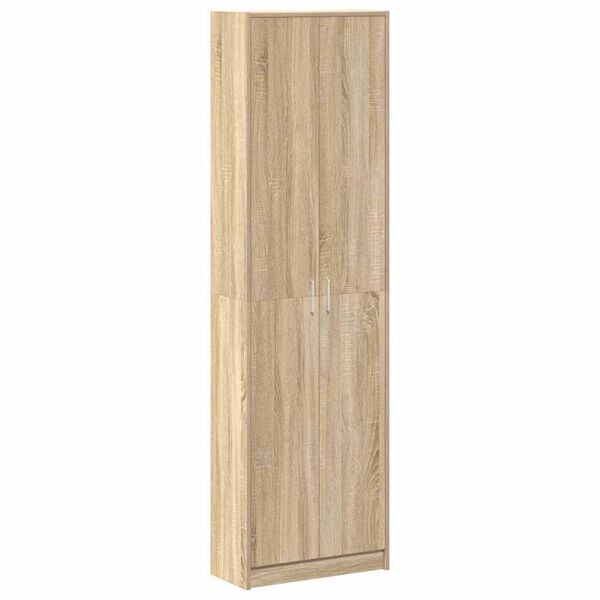 vidaXL Wardrobe with Shelf Sonoma Oak 55 x 25 x 189 cm Engineered Wood