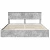 vidaXL Storage Bed Concrete Grey 180 x 200 cm Engineered Wood