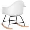 vidaXL Rocking Chair White PP