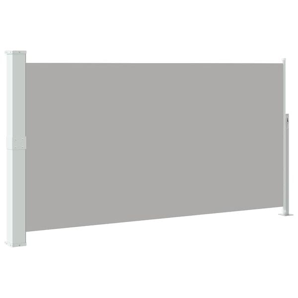Patio Retractable Side Awning 160 x 300 cm Grey