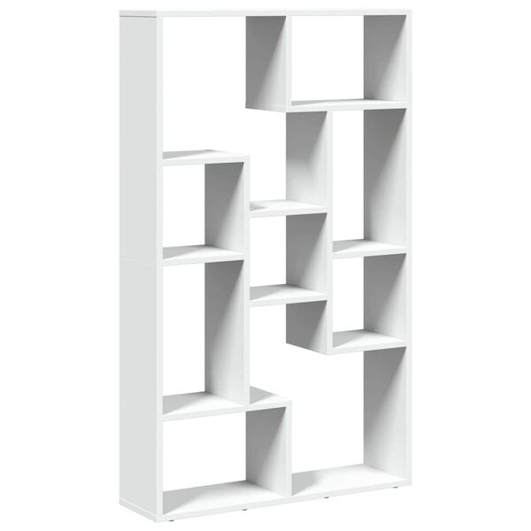 vidaXL Bookcase White 72x20x120.5 cm Engineered Wood