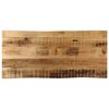 vidaXL Table Top Live Edge 80x40x3.8 cm Solid Wood Rough Mango