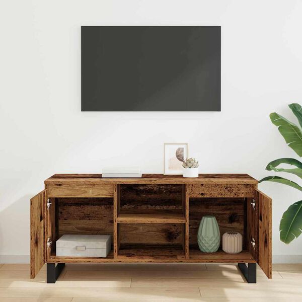 vidaXL TV Cabinet Old Wood 104 x 35 x 50 cm Engineered Wood