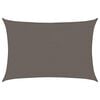 vidaXL Sunshade Sail HDPE Rectangular 4x6 m Anthracite