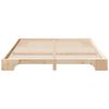 vidaXL Bed Frame Brown 180 x 210 cm Solid Pine Wood