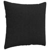 vidaXL Sofa Pillows 2 pcs Black 45 x 45 cm Fabric