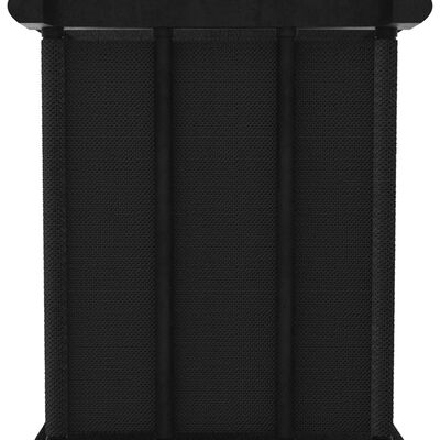 vidaXL 4-Cube Display Shelf with Boxes Black 69x30x72.5 cm Fabric