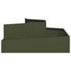 vidaXL Garden Planter Olive Green 100 x 100 x 50 cm Cold-rolled Steel