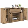vidaXL Sideboard with Drawer 3 pcs Artisan Oak Engineered Wood