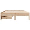 vidaXL Bed Frame without Mattress 140x200 cm Solid Wood Pine