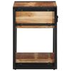 vidaXL Bedside Cabinet Brown 40 x 35 x 50 cm Solid acacia wood