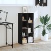 vidaXL Bookcase Black 50x25x105 cm Engineered Wood