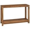 vidaXL Console Table Natural 110 x 35 x 75 cm Solid Teak Wood
