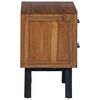 vidaXL Bedside Table Natural 40 x 35 x 55 cm Solid Teak Wood