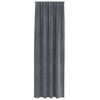 vidaXL Blackout Curtains 2 pcs Light Grey 140 x 225 cm Velvet