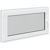 vidaXL Basement Window RISOR 110 x 70 cm PVC and Glass Anthracite