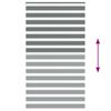 vidaXL Zebra Blind Dark Grey 120x200 cm Fabric Width 115.9 cm Polyester