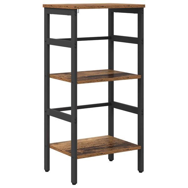 vidaXL Bookshelf Old Wood 40 x 29.5 x 81 cm Engineered Wood