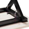 vidaXL Coffee Table Legs X-Frame 40x40x33 cm Steel