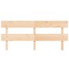vidaXL Bed Headboard 204x3x81 cm Solid Wood Pine