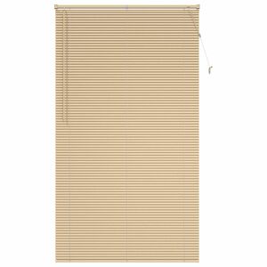vidaXL Venetian Blind Manual Light Brown with Pattern 213 x 110 cm PVC