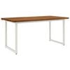 vidaXL Square Dining Table 160 x 70 x 75 cm Solid Acacia Wood Natural