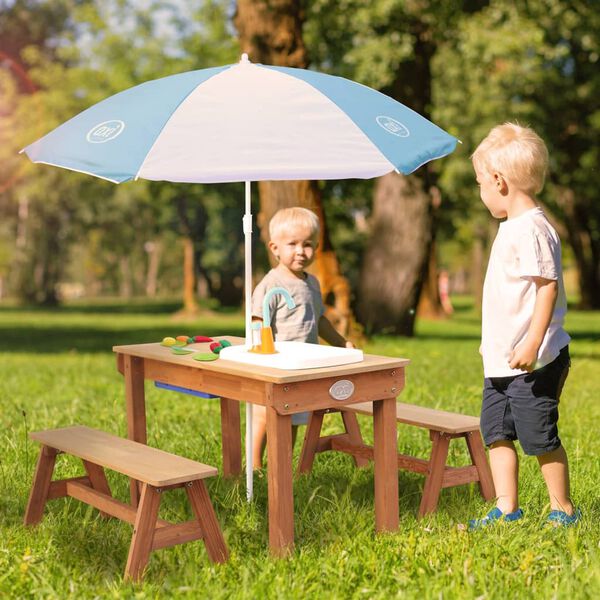 AXI Sand and Water Picnic Table Dennis with Play Kitchen and Benches