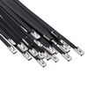 vidaXL Cable Tie 25 pcs 4.6 x 450 mm Black