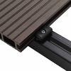 vidaXL Decking Board 6 pcs Dark Brown WPC