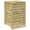 vidaXL Wheelie Bin Storage for 1 Bin 240 L Impregnated Pine Wood