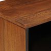 vidaXL TV Cabinet with Door Walnut 80 x 31.5 x 46 cm Solid Mango Wood