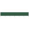 vidaXL 6-panel Wind Screen Fabric 800x80 cm Green