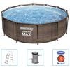 Bestway Steel Pro MAX Swimming Pool Set &ldquo;Deluxe Series&rdquo; Round 366x100 cm