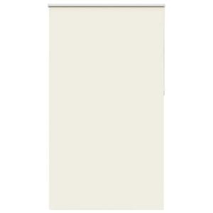 vidaXL Roller Blind Blackout Off White 130x210 cm Fabric Width 126.6 cm Polyester