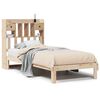 vidaXL Bookcase Bed without Mattress 100x200cm Solid Wood Pine