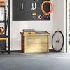 vidaXL Storage Box Natural 80 x 44.5 x 57.5 cm Impregnated Pine Wood