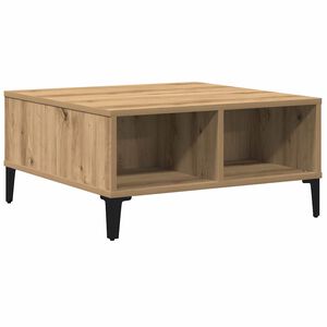 vidaXL Coffee Table Artisan Oak 60 x 60 x 30 cm